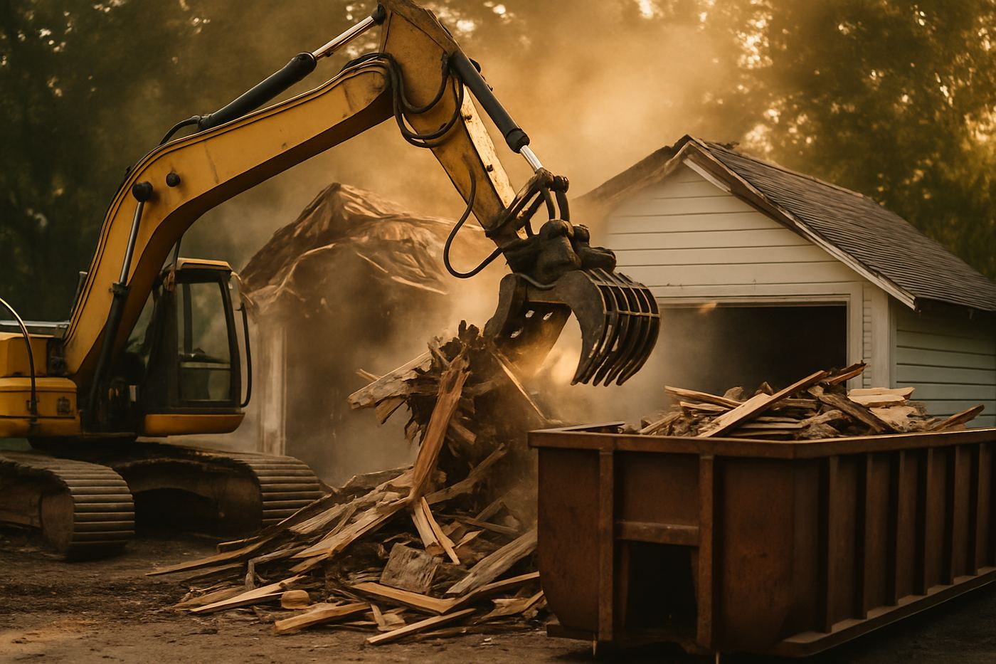 Representative imagery of demolition (residential & light commercial) work