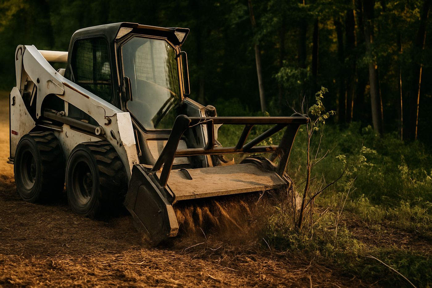 Representative imagery of land management work